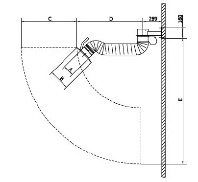 Flexibele afzuigarmen - TYPE TGI 2000